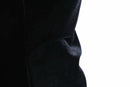 black velour easy pants