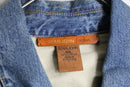 “SEAN JOHN” fade indigo loose denim jacket