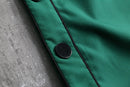 emerald green piping easy flare slacks