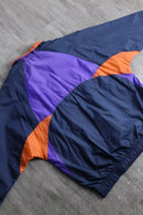 “NIKE” navy orange purple nylon jacket