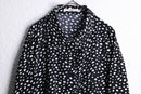 monotone random dot pattern L/S shirt