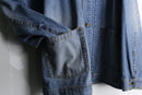 “SEAN JOHN” fade indigo loose denim jacket