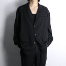 black easy shirt jacket