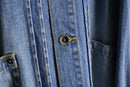 “SEAN JOHN” fade indigo loose denim jacket