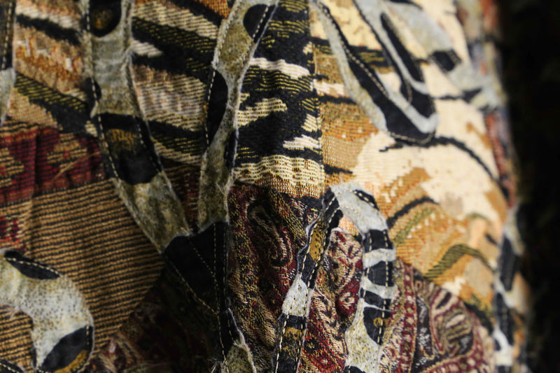 “CHICO'S” full pattern patchwork gobelin jacket