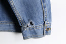 “SEAN JOHN” fade indigo loose denim jacket