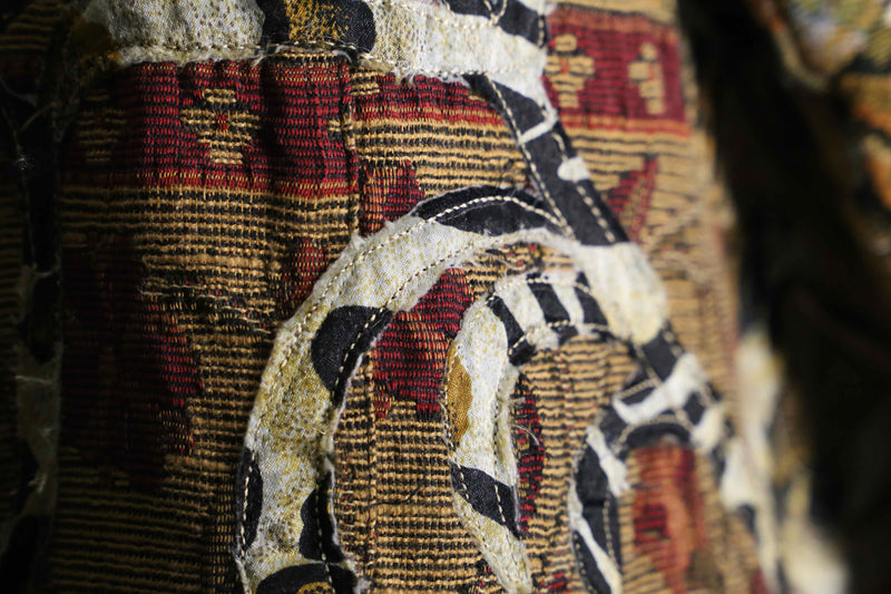 “CHICO'S” full pattern patchwork gobelin jacket