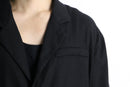 black easy shirt jacket