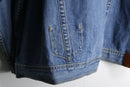 “SEAN JOHN” fade indigo loose denim jacket