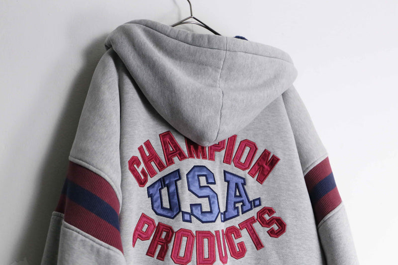 "Champion" boa&quilting liner sweat blouson