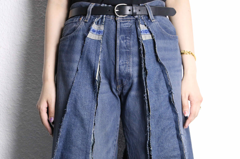 ''Re:make''docking flare denim pants