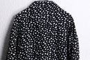 monotone random dot pattern L/S shirt