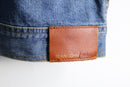 “SEAN JOHN” fade indigo loose denim jacket