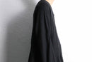 black linen loose shirt