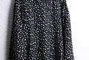 monotone random dot pattern L/S shirt