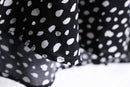 monotone random dot pattern L/S shirt