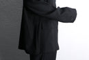 black easy shirt jacket