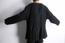 black linen loose shirt