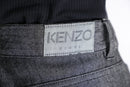 KENZO HOMME charcoal gray pants