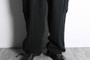 linen rayon straight cargo easy pants
