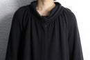 drape neck short jacket