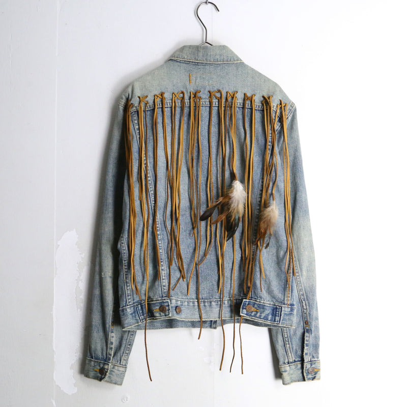 "Ralph Lauren DENIM & SUPPLY" fringe design denim