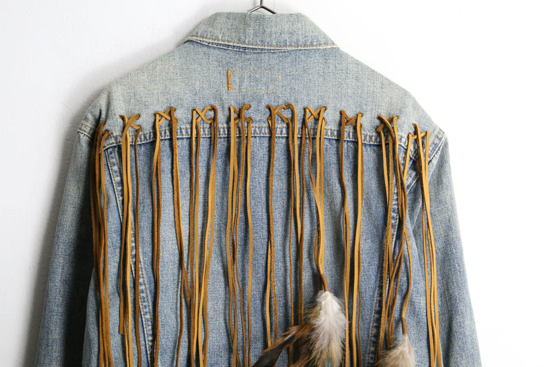 "Ralph Lauren DENIM & SUPPLY" fringe design denim