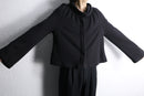 drape neck short jacket