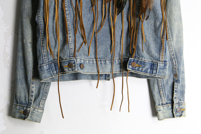 "Ralph Lauren DENIM & SUPPLY" fringe design denim