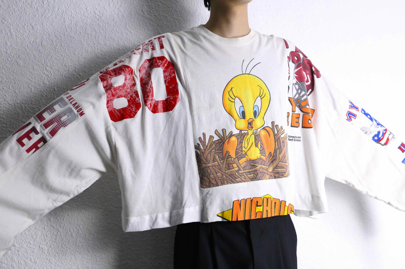 "Remake" Tweety front docking L/S tee
