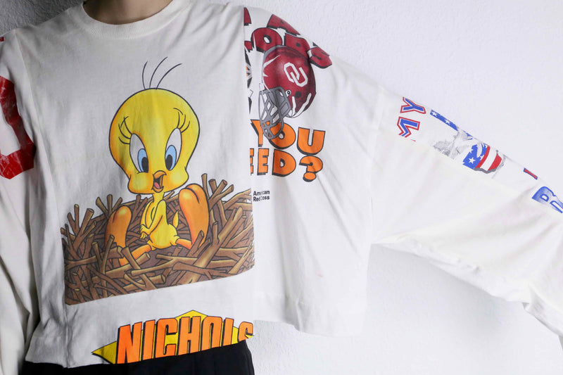 "Remake" Tweety front docking L/S tee