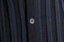 black stripe knitting pattern long cardigan