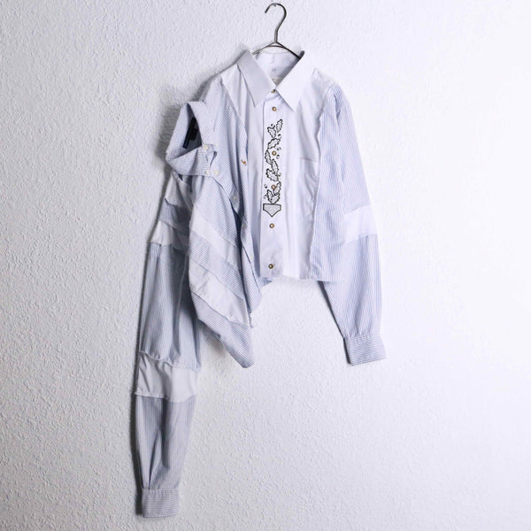 "Re:make" 2docking short length shirt