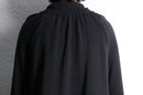 drape neck short jacket