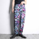 geometric pattern easy pants