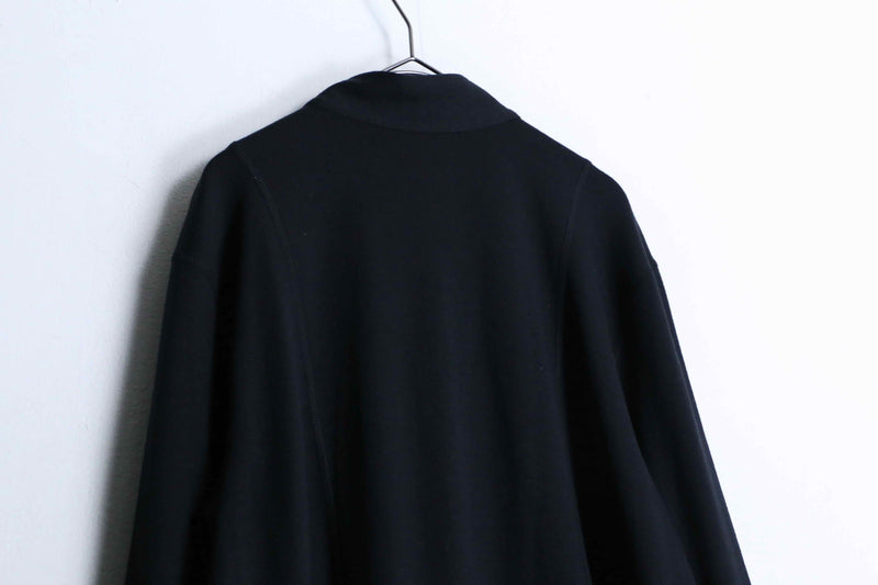 black color high neck zip up jacket