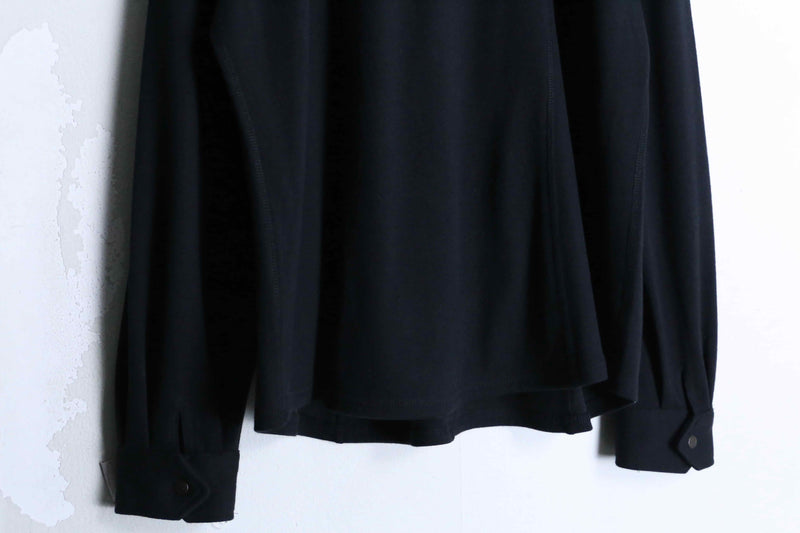 black color high neck zip up jacket