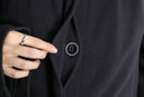 drape neck short jacket