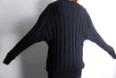 black stripe knitting pattern long cardigan