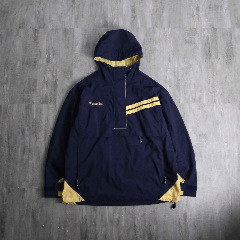 1990s Columbia two-tone nylon anorak parka