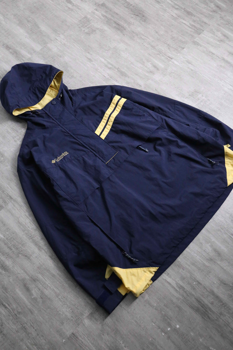 1990s Columbia two-tone nylon anorak parka