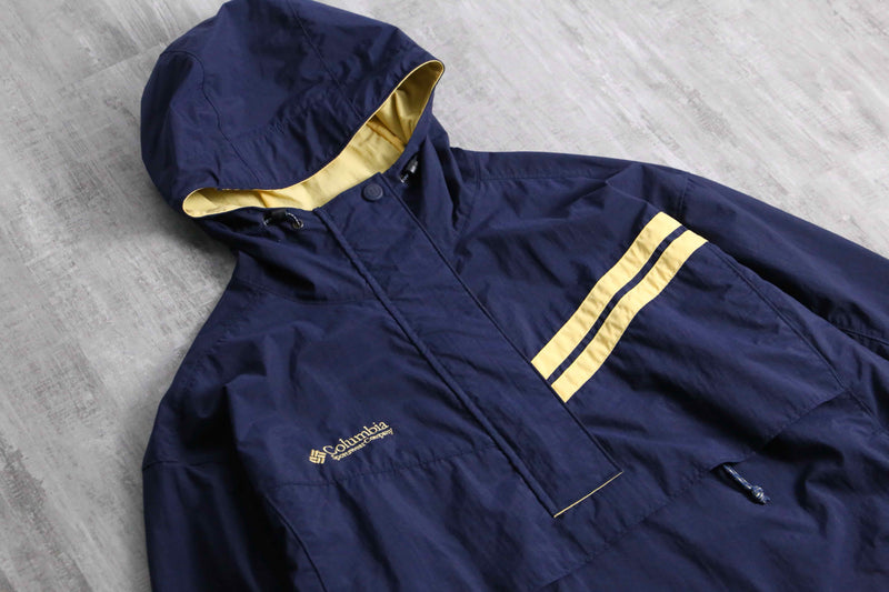 1990s Columbia two-tone nylon anorak parka