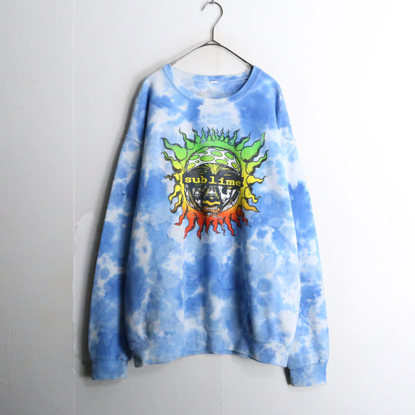 "SUBLIME" blue tie dyeing sweat