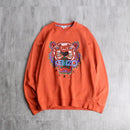 “KENZO” orange cotton sweat