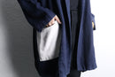 reversible panel work kimono Jacket