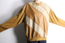 “MAXINI” leather switch design knit