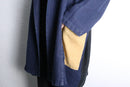 reversible panel work kimono Jacket