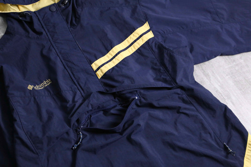 1990s Columbia two-tone nylon anorak parka