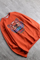 “KENZO” orange cotton sweat