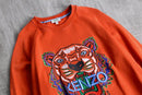“KENZO” orange cotton sweat